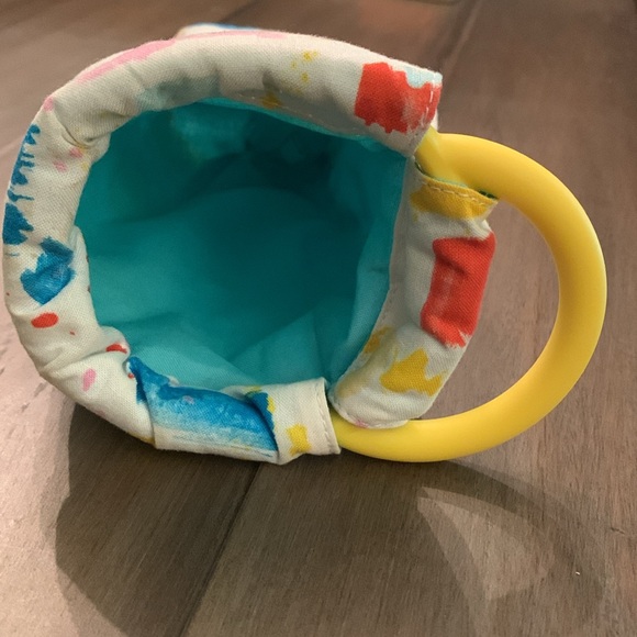 LOVEVERY Threadable Bead Kit & Organic Cotton Sensory Pouch Bundle Learning Toy - Picture 3 of 9